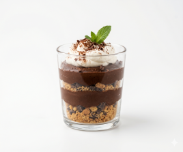 Chocolate glass cake